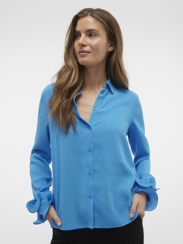 VERO MODA Blouse in Blue: front