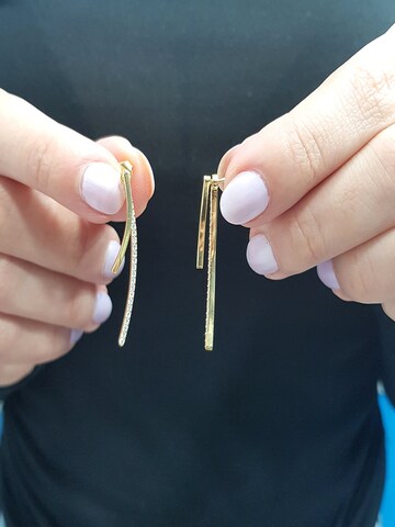 EinStein Diamant Earrings 'Tennis' in Gold