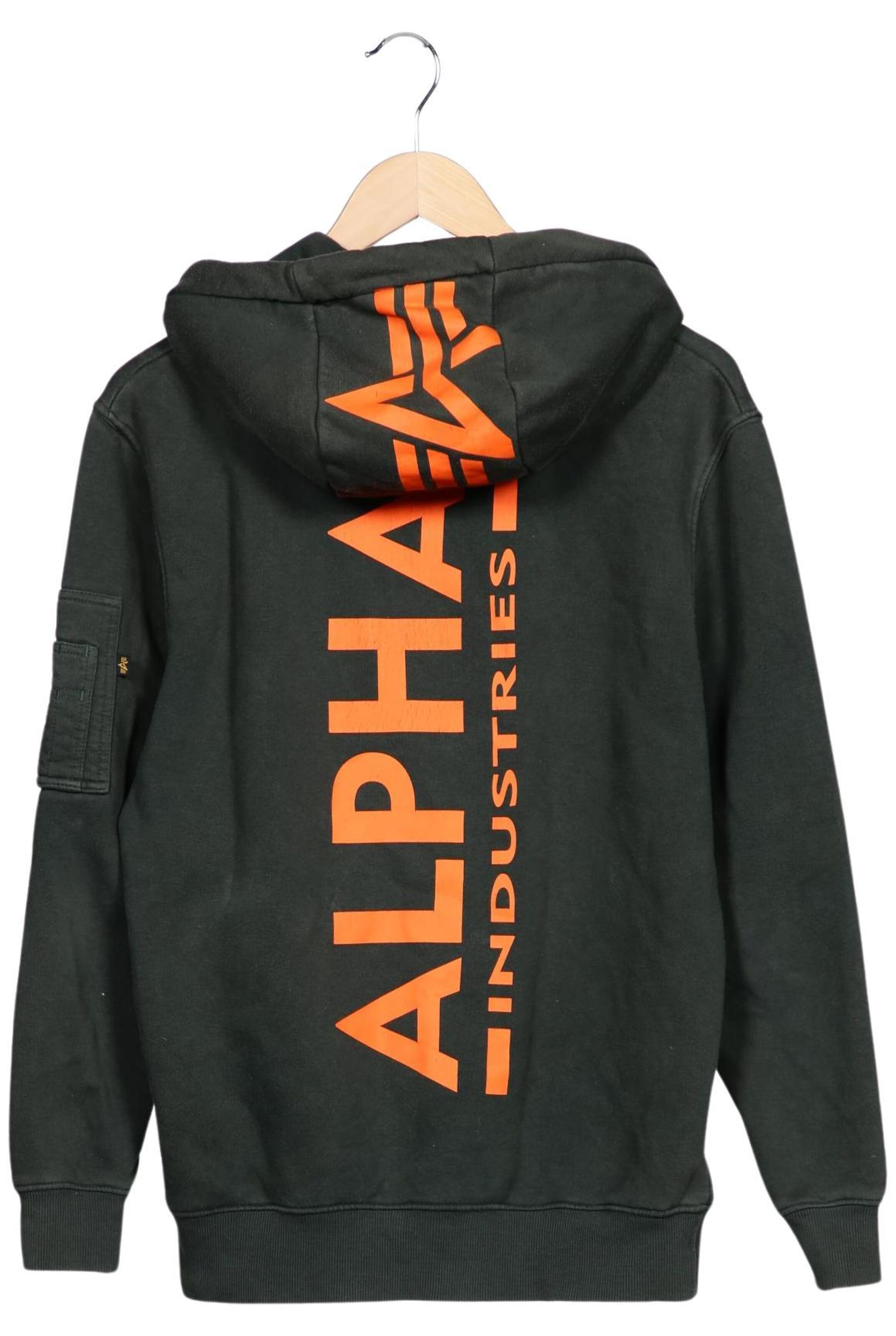 ALPHA INDUSTRIES Sweatshirt & Zip-Up Hoodie in M in Green