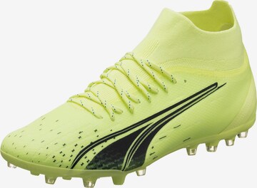 PUMA Soccer Cleats 'ULTRA Pro' in Yellow: front