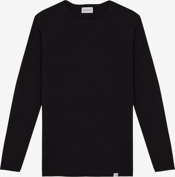 Pullover 'Honeycomb' di NOWADAYS in nero: frontale