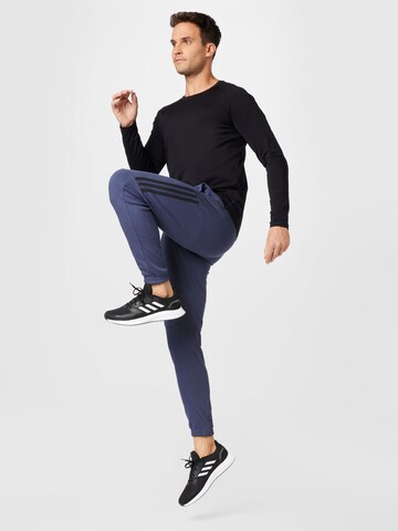 ADIDAS SPORTSWEAR Tapered Workout Pants 'Aeroready ' in Blue