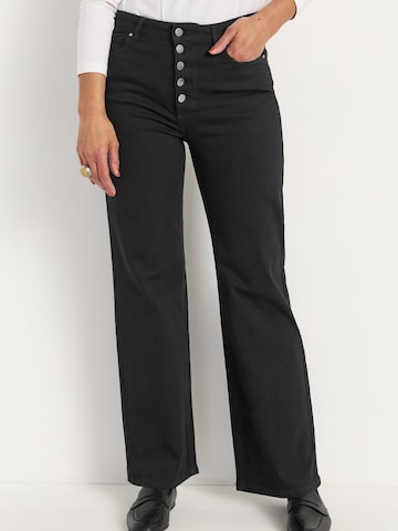 Cellbes of Sweden Wide Leg Jeans 'Maria' in Schwarz: Vorderseite
