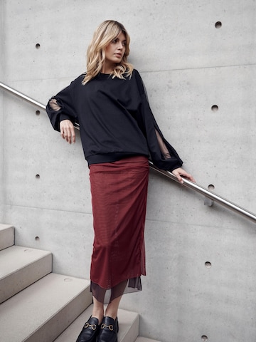 Chemisier 'ELEVATE_ Mei' I want the moon en noir