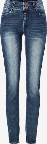 TIMEZONE Skinny Jeans in Blauw: voorkant