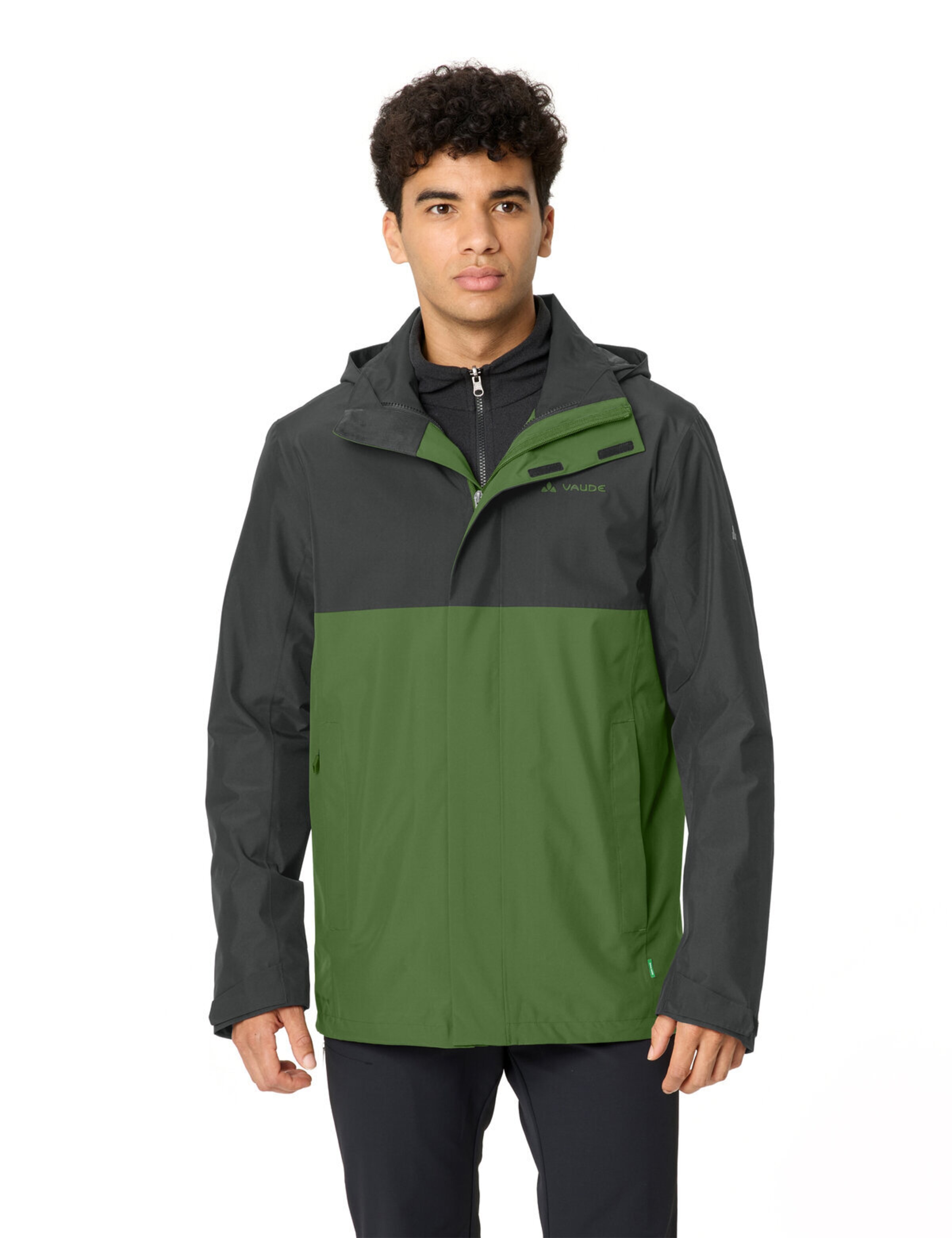 VAUDE Outdoorjacke 'Rosemoor' in Grün: Vorderseite