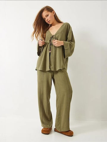 Bianco Lucci Broekpak in Groen