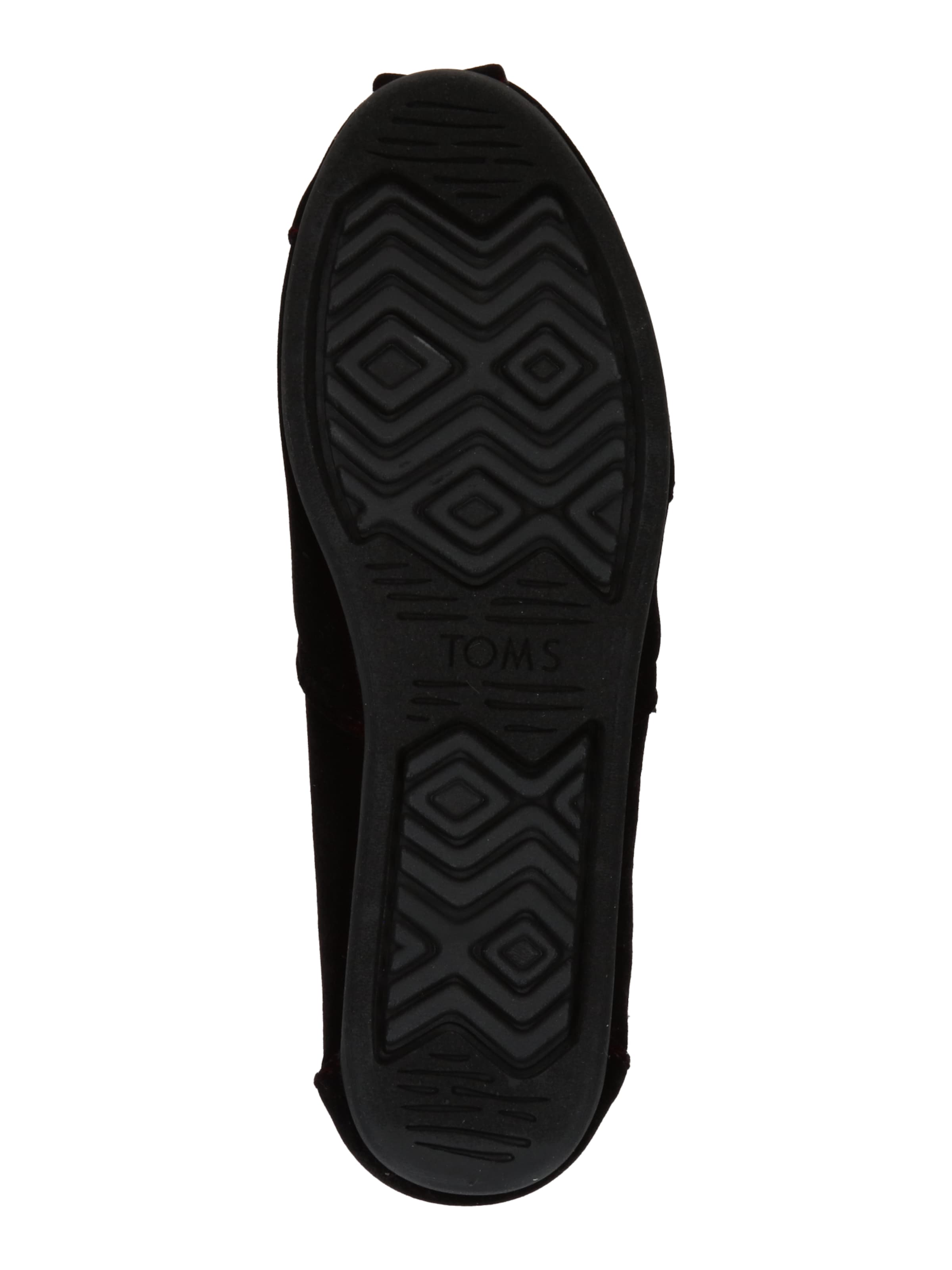 Slipper 'ALPARGATA' di TOMS in nero: inferiore