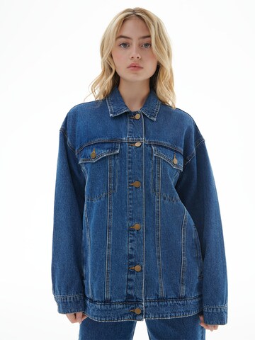 Veste mi-saison 'Gianna' LENI KLUM x ABOUT YOU en bleu : devant