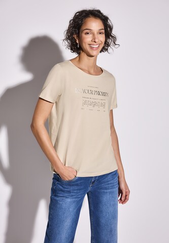 STREET ONE Shirt in White: front