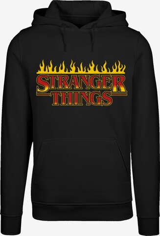 F4NT4STIC Sweatshirt 'Stranger Things Netflix TV Series' in Schwarz: predná strana