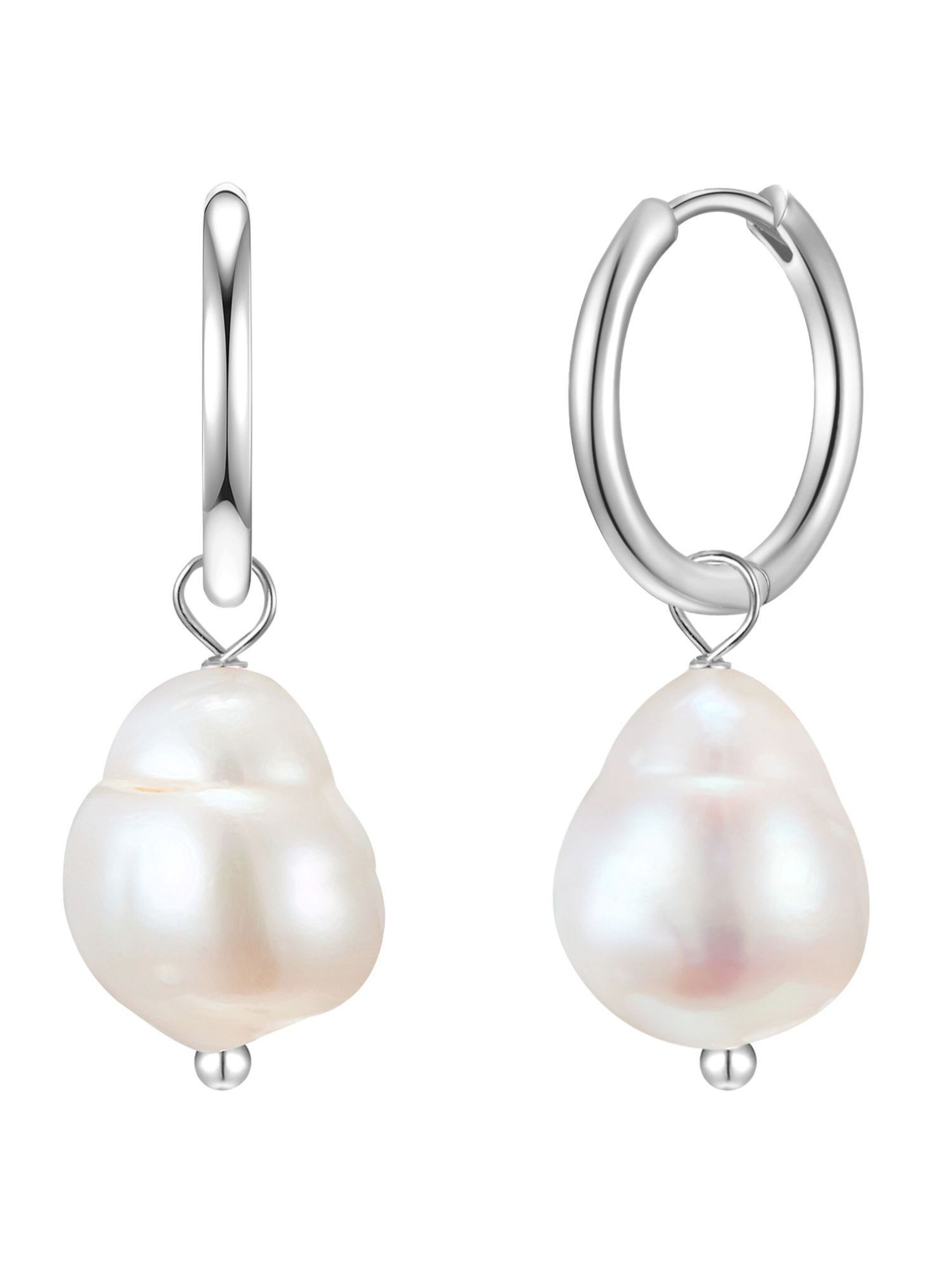 Boucles d'oreilles Glanzstücke München en argent : devant