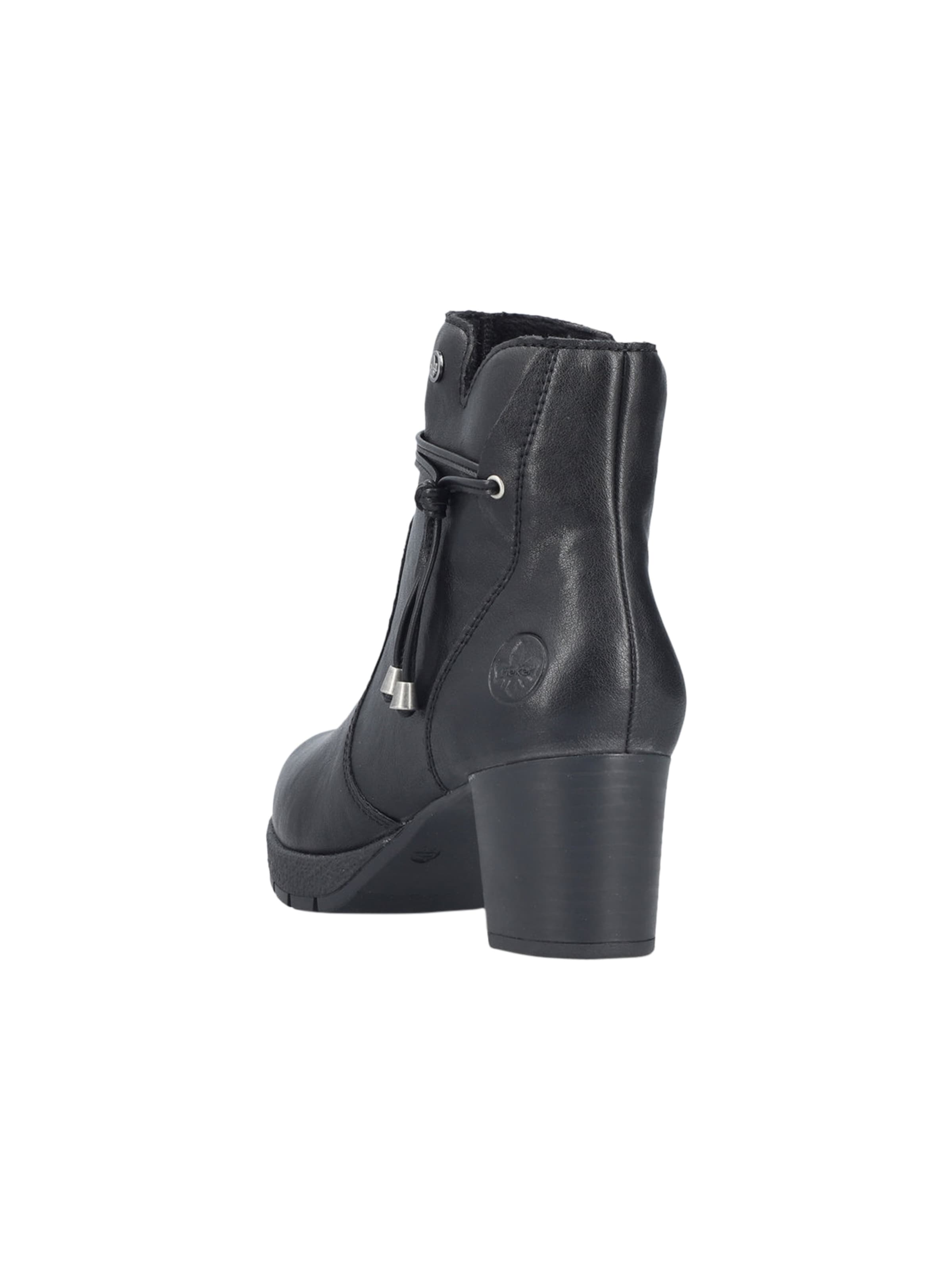 Rieker Ankle boots 'Girona Absatzstiefelette' in Black