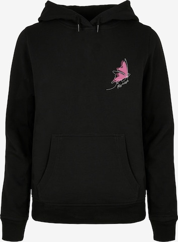 Merchcode Sweatshirt 'Fly High' in Zwart: voorkant