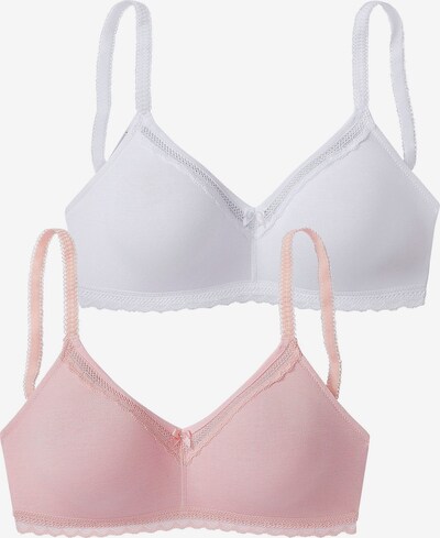 NUANCE Soutien-gorge en saumon / blanc, Vue avec produit