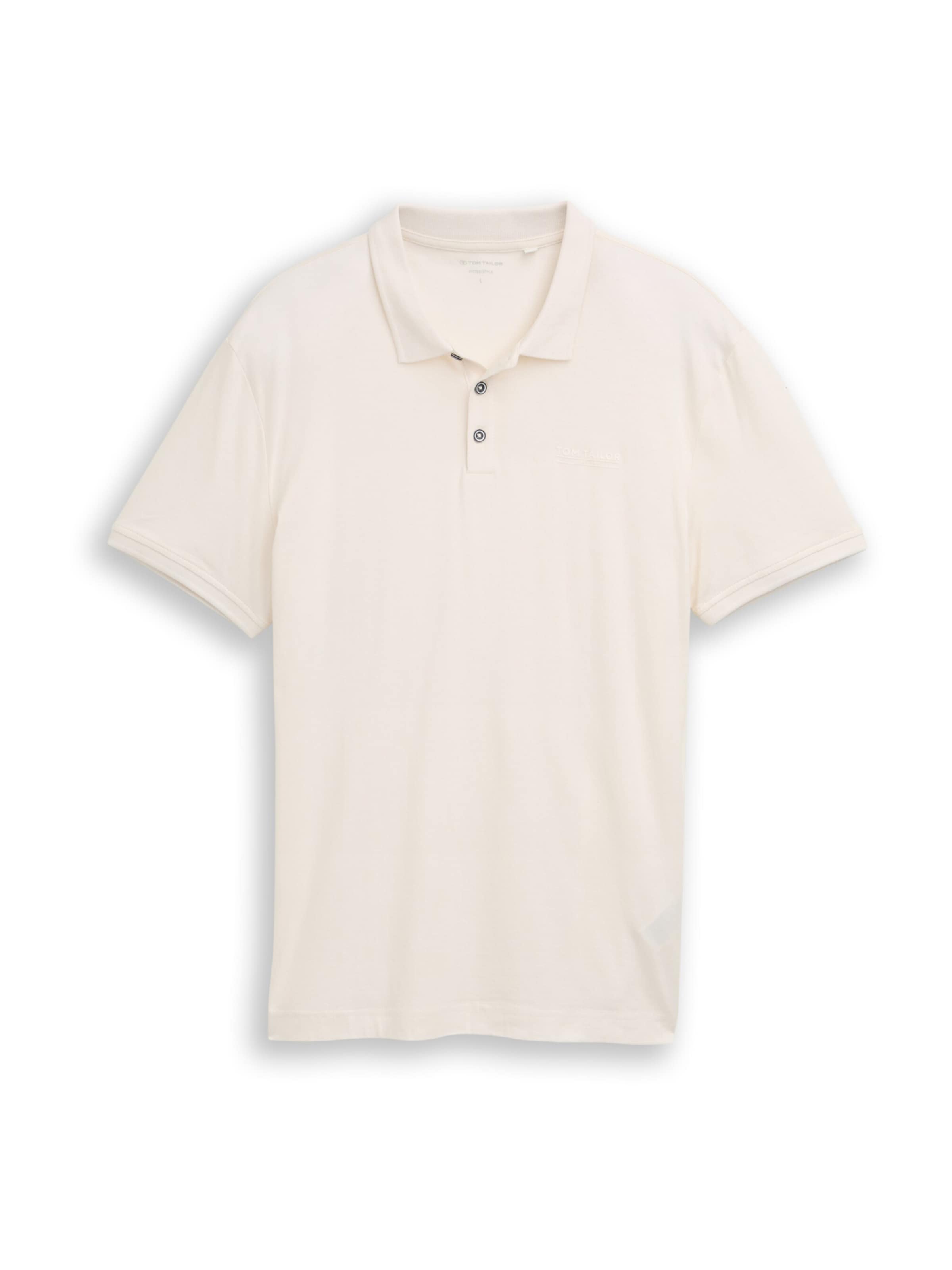 TOM TAILOR - Camiseta en blanco: frente