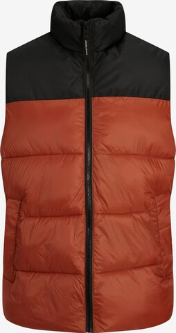 JACK & JONES Bodywarmer 'TOBY' in Rood: voorkant