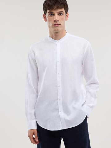 Chemise Trussardi en blanc : devant