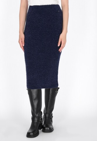 DreiMaster Vintage Rok in Blauw: voorkant