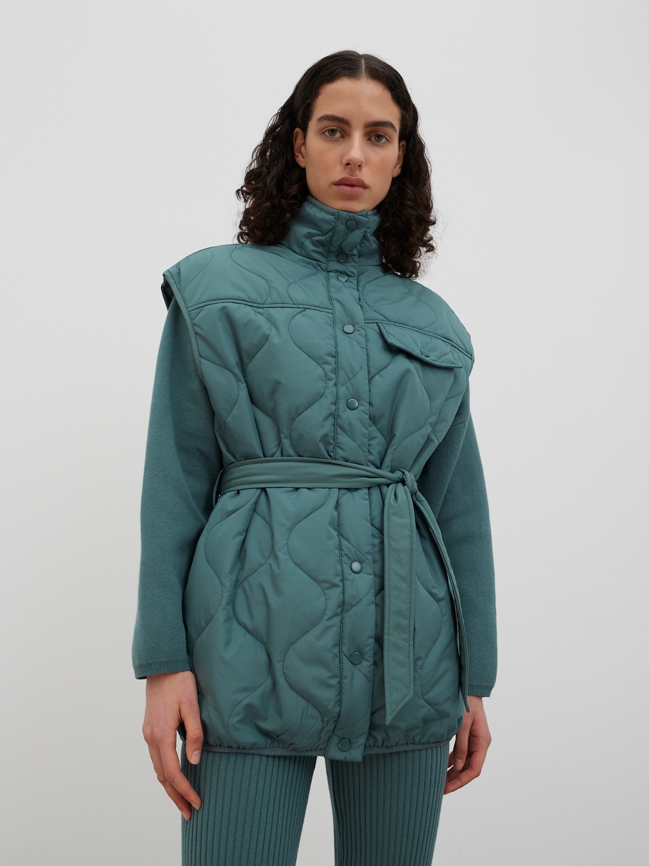 EDITED Produkte Weste 'Niabi' jade