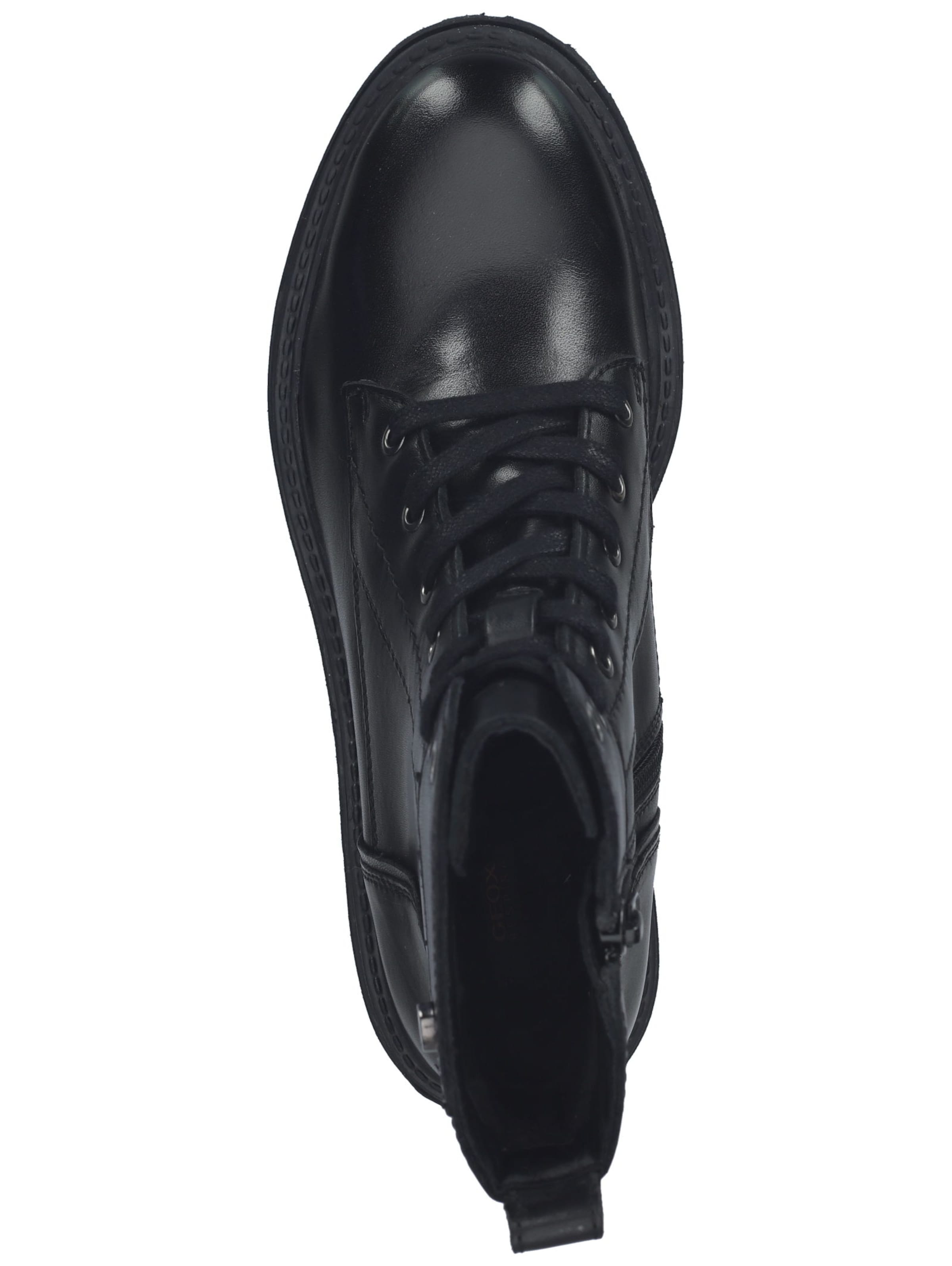 GEOX Gležnarji z vezalkami 'Iridea' | črna barva