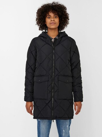 Manteau mi-saison 'Falcon' Noisy may en noir : devant