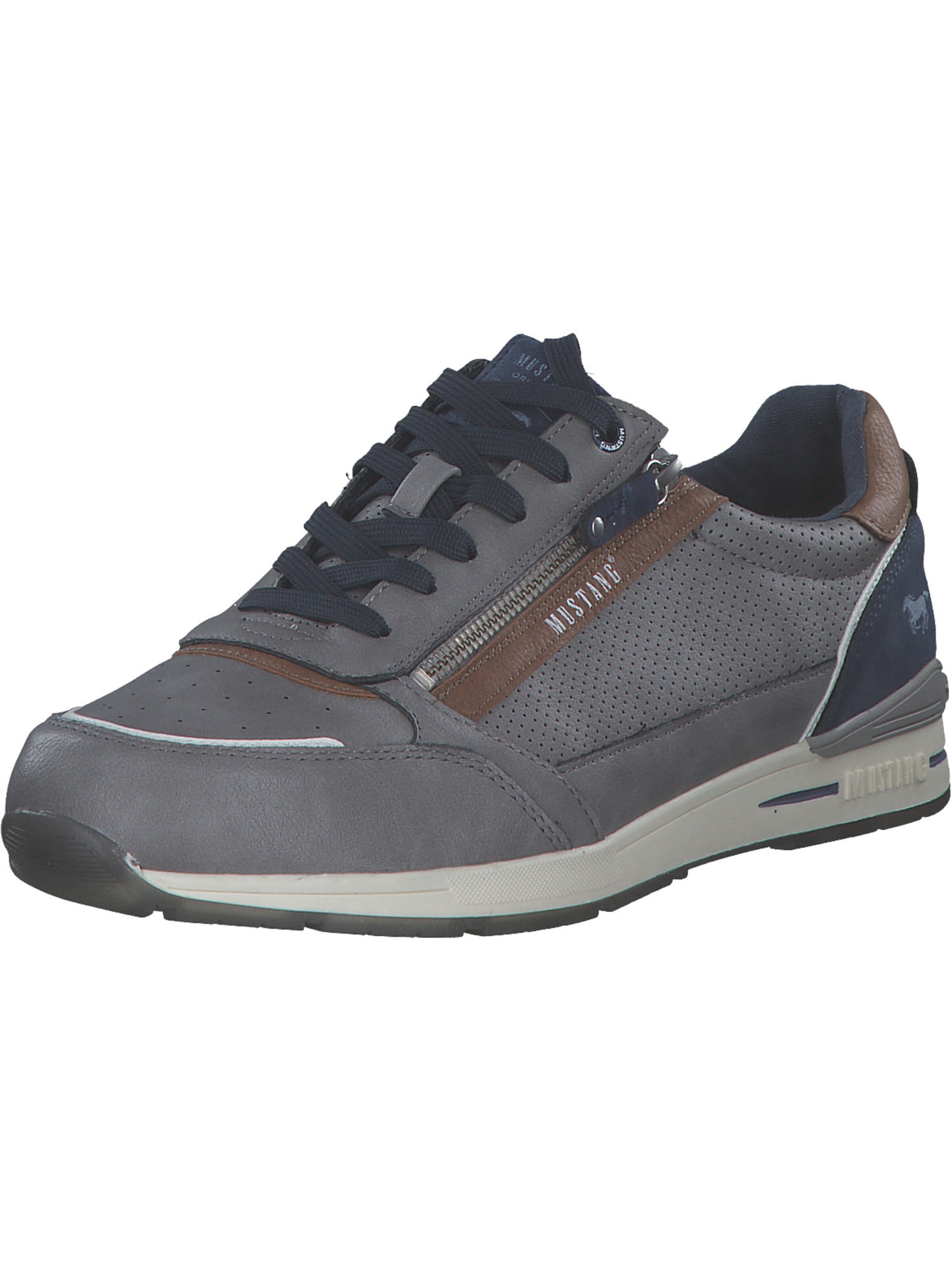 Baskets basses '4154316' MUSTANG en gris : devant