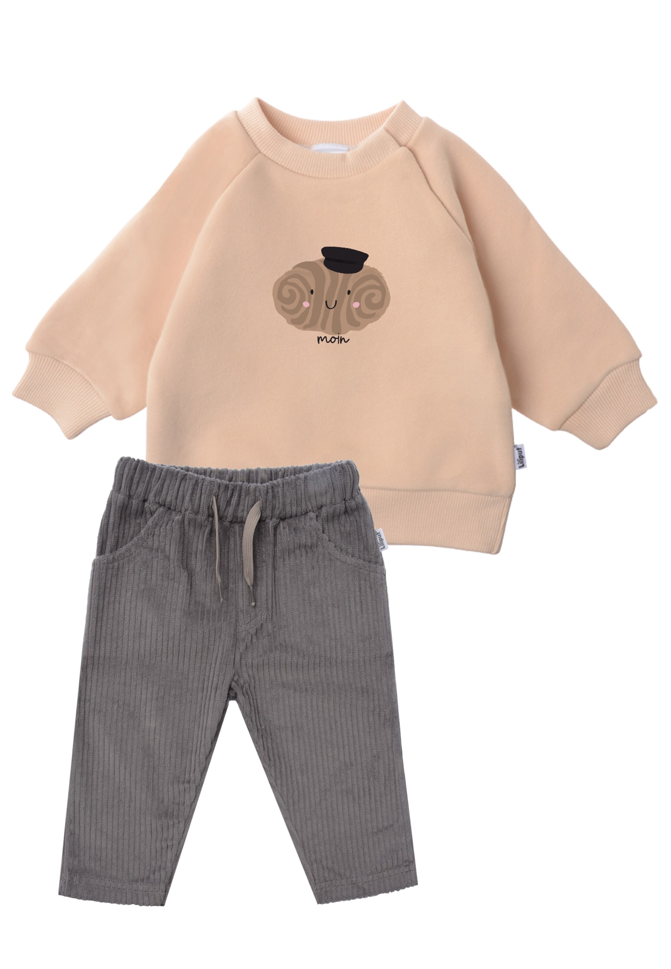 LILIPUT Set 'Franzbrötchen' in Grau