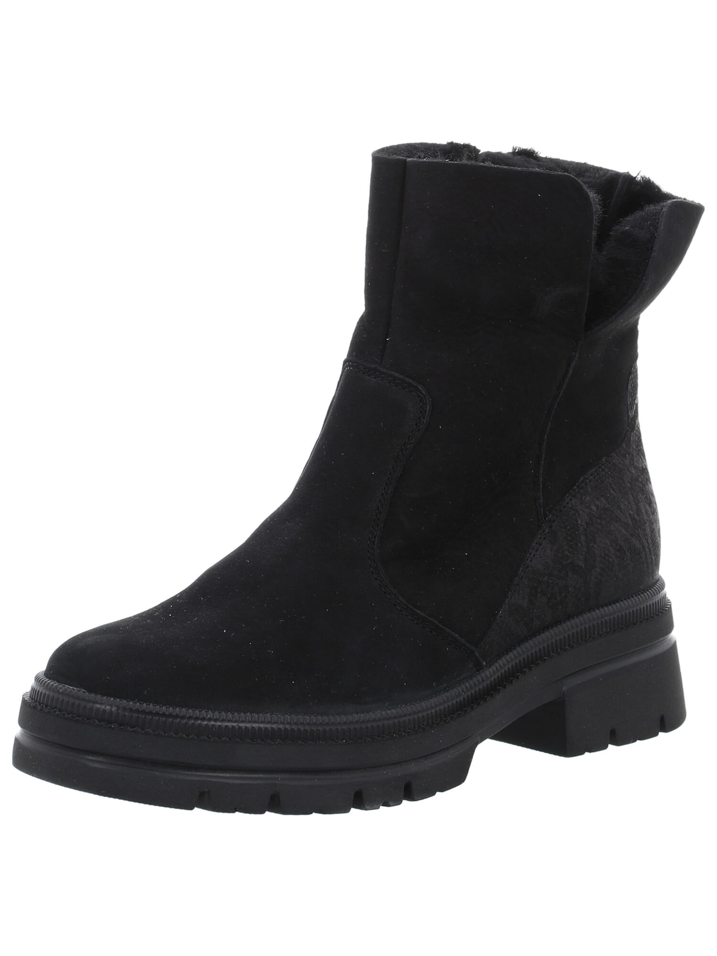 WALDLÄUFER Stiefelette 'Alea' in Schwarz: Vorderseite