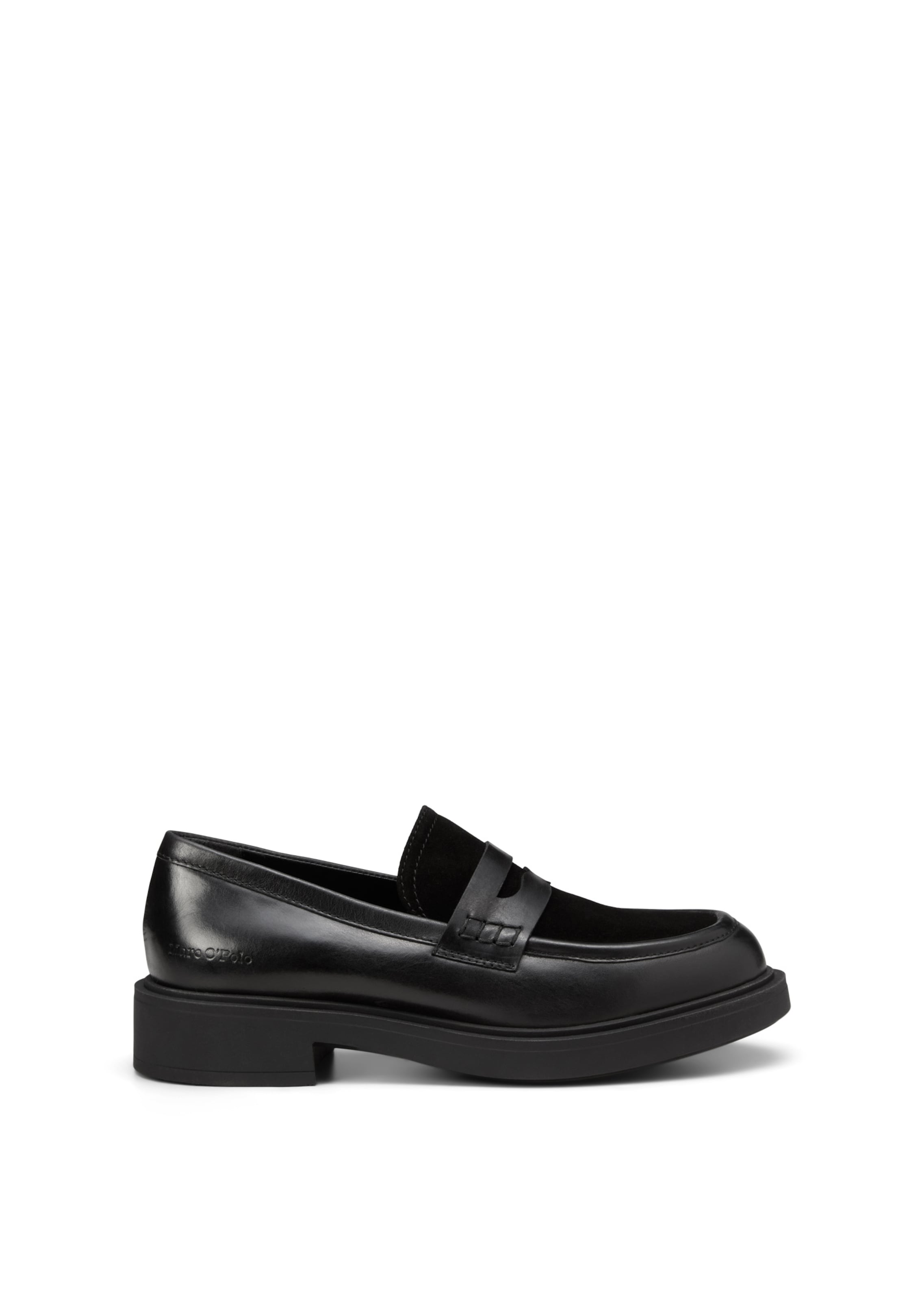 Marc O'Polo Slip-ons 'Lea' in Black: front