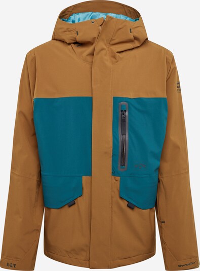 BILLABONG Outdoorjacka 'DELTA' i pastellblå / brun, Produktvy