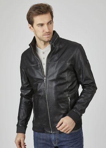 bugatti Between-Season Jacket in Black: front