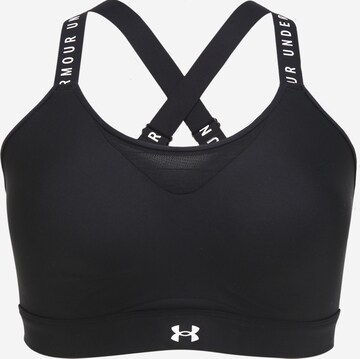UNDER ARMOUR Sports bra 'Infinity' in Black: front