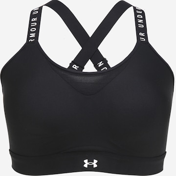 UNDER ARMOUR - Sujetador deportivo 'Infinity' en negro: frente