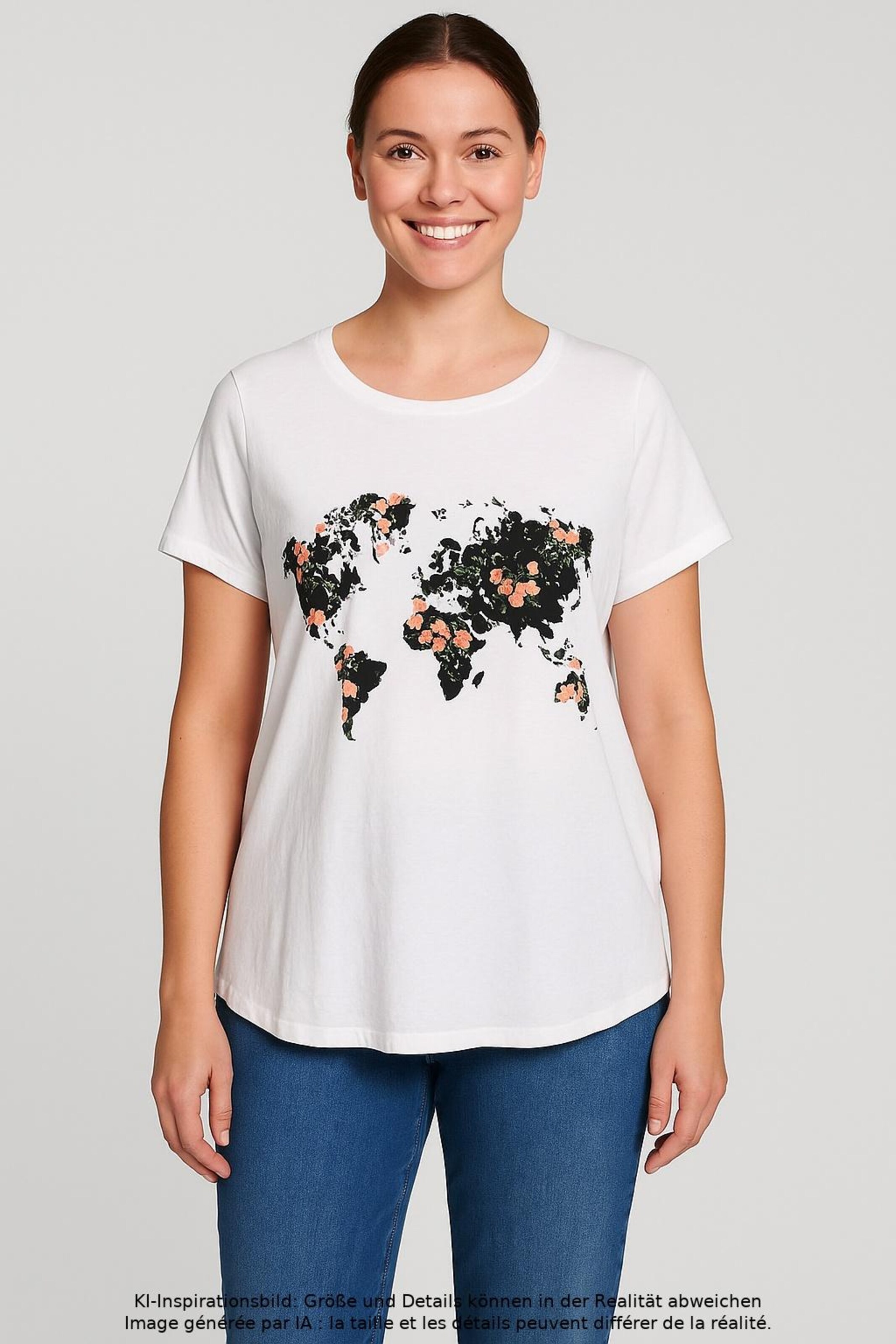 GUESS Top & Shirt in XXL in White, Item view