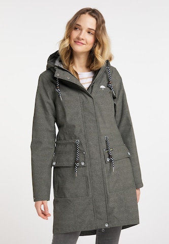 Schmuddelwedda Raincoat in Grey: front