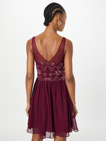 Robe de cocktail Laona en rouge