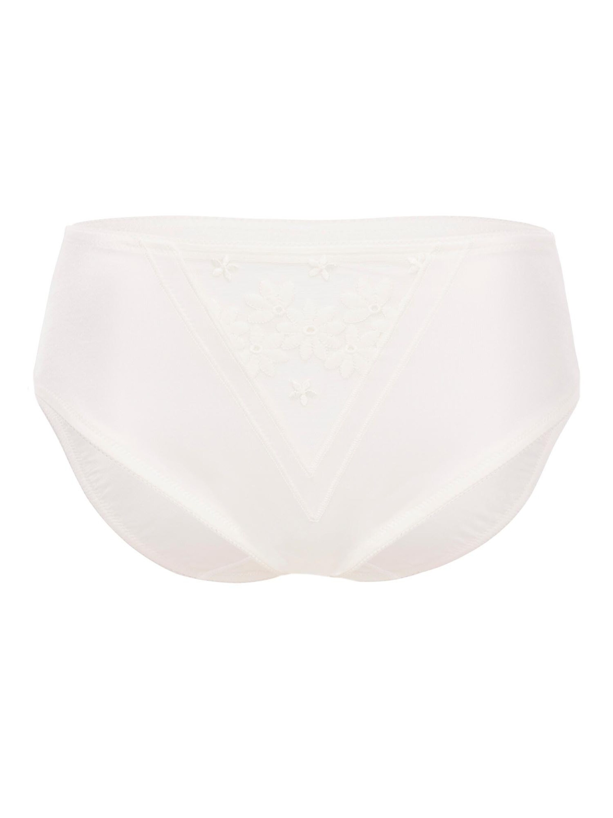 FELINA Slip 'Swiss Broderie' in Wit: voorkant