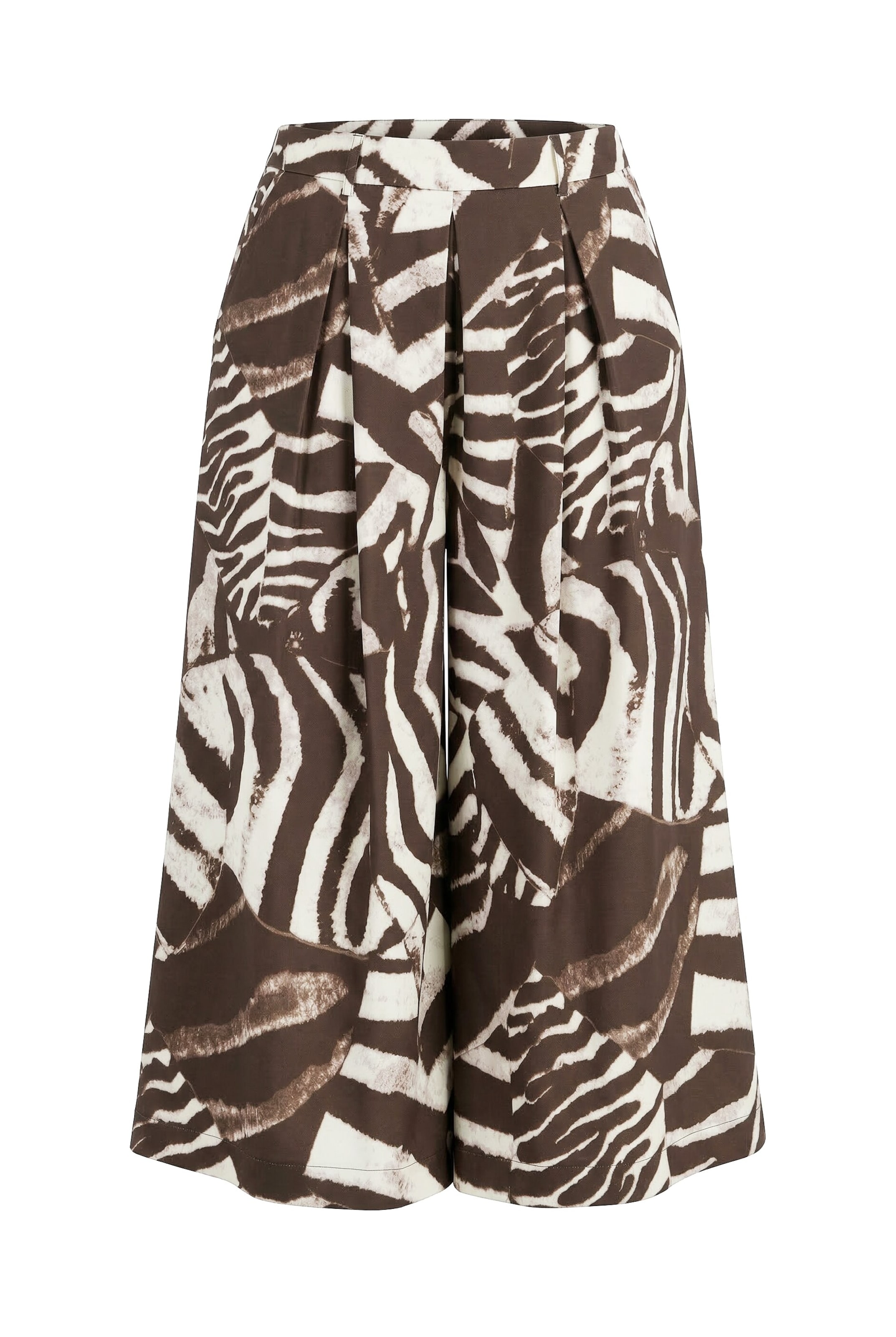 Ulla Popken Regular Pants in Brown: front