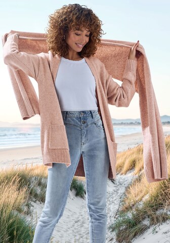 VIVANCE Knit cardigan in Beige