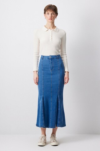 Touche Prive Rok in Blauw