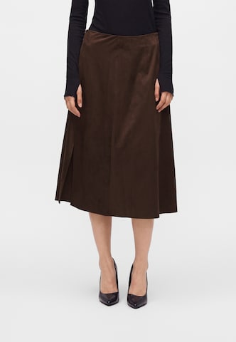 Jupe 'JENNIE' GUESS en marron : devant
