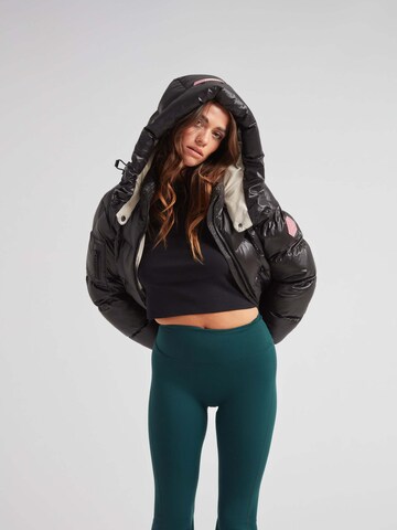 Veste outdoor ' EZ Boxed Crop Puffer Lux ' JACK1T en noir