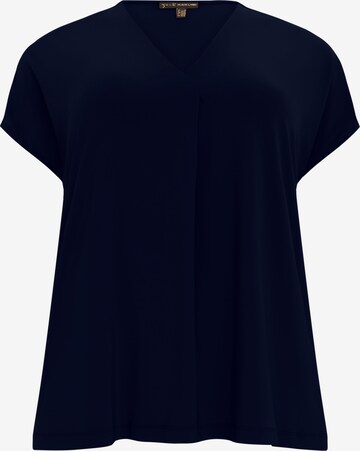 Yoek Shirt in Blauw: voorkant