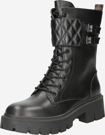 Bottines à lacets 'Sery' GUESS en noir : devant