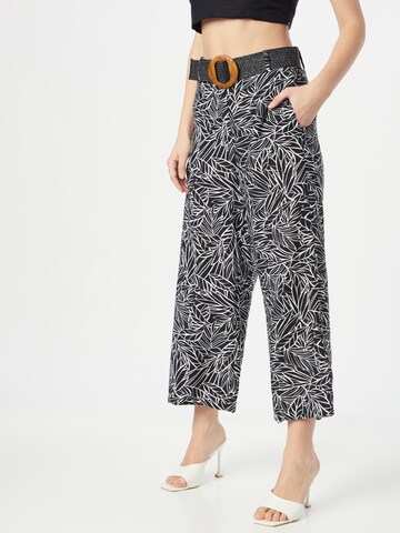 ZABAIONE Wide Leg Hose 'Solveig' in Schwarz: Vorderseite