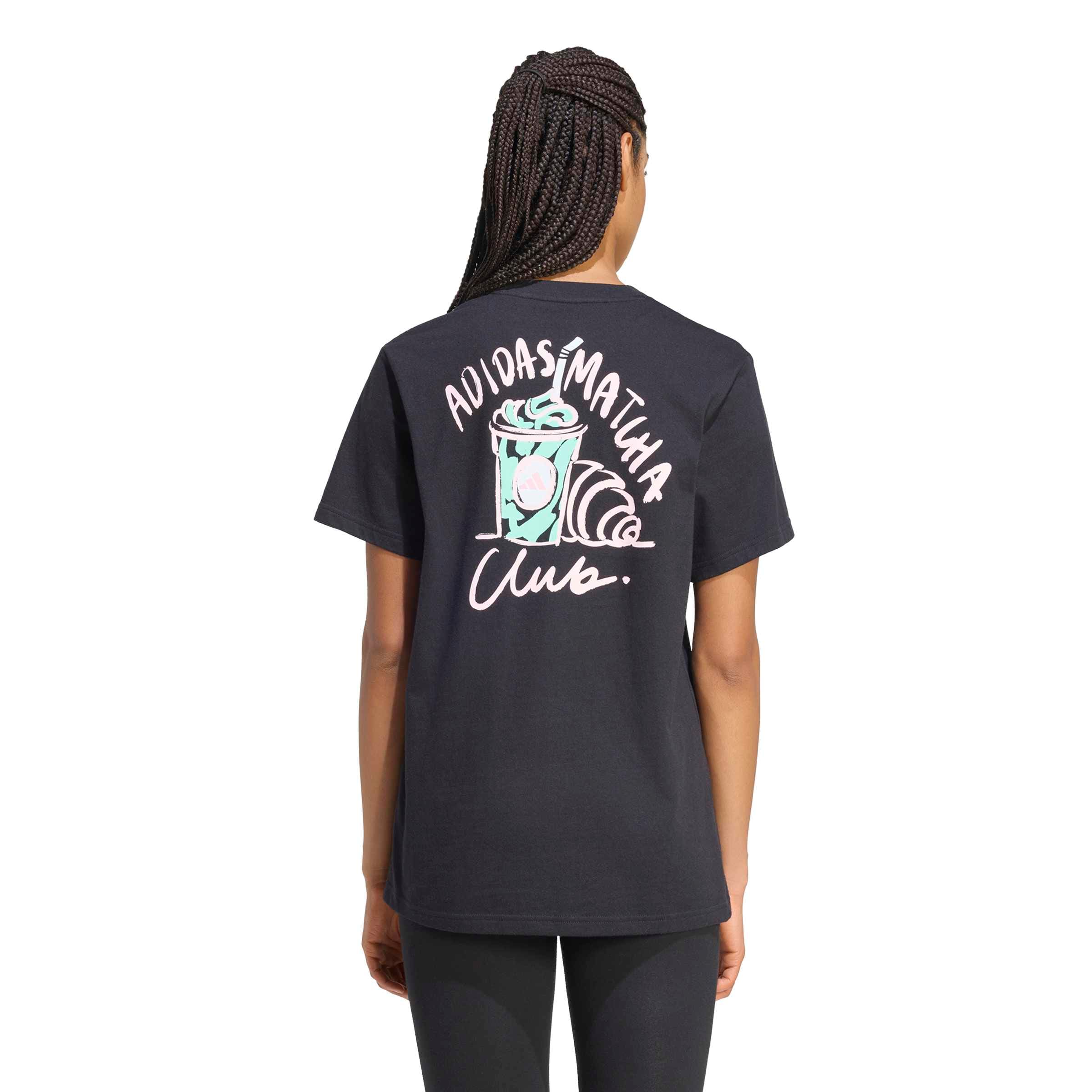 ADIDAS SPORTSWEAR Funkcionalna majica 'MATCHA' | črna barva: sprednja stran