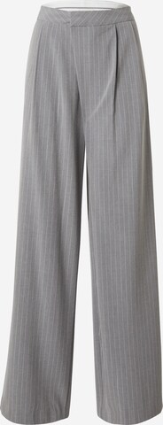 LeGer by Lena Gercke Wide leg Pleat-Front Pants 'Tessa Tall' in Grey: front