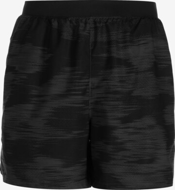 UNDER ARMOUR Loosefit Sportbroek 'Launch 5" ' in Grijs: voorkant