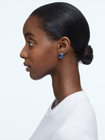 Swarovski Ohrringe in Blau: Vorderseite